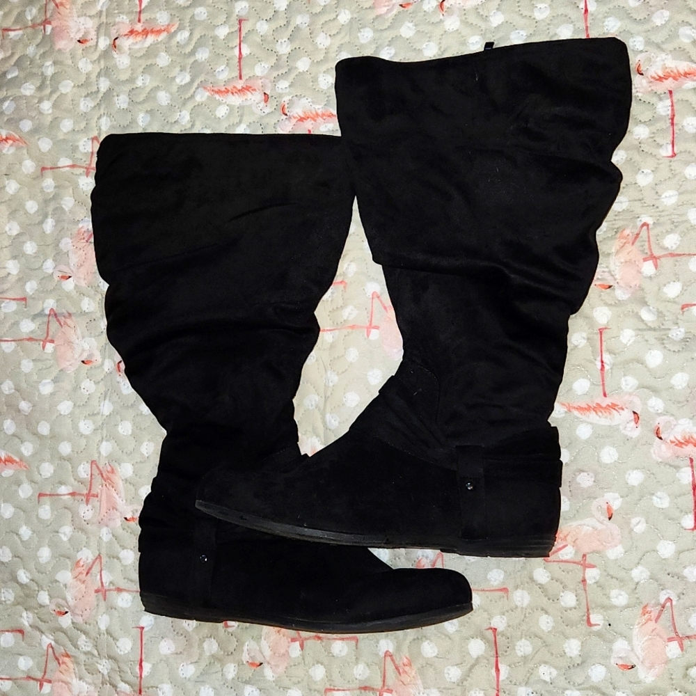 Torrid Wide Calf Knee Boots Size 11 Like New Condition